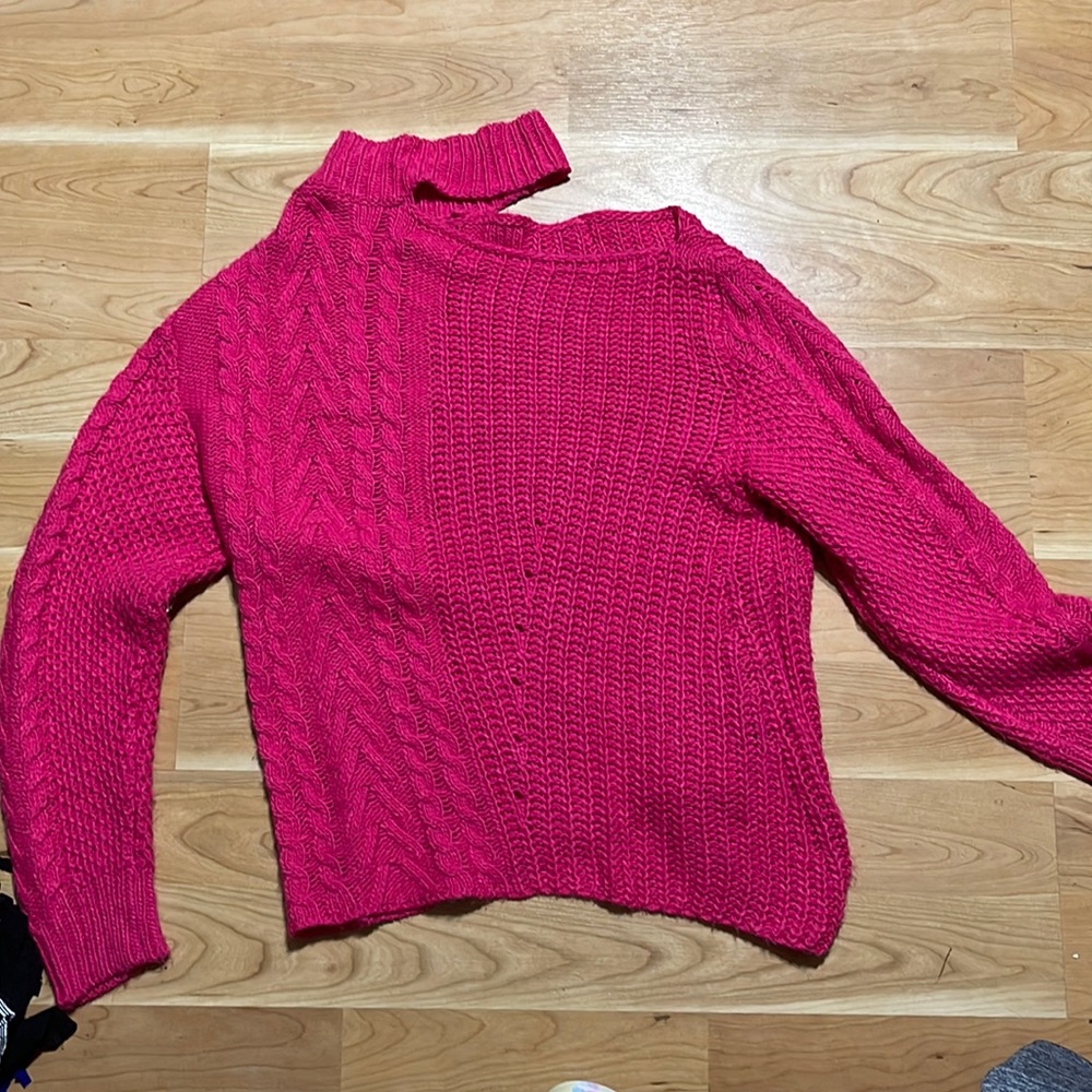 Off the shoulder sweater